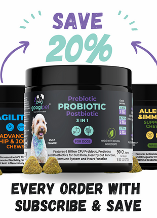 3 in 1 Probiotic Chews for Dogs