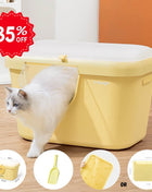 Butter Litter Box XL Set | Extra Large Litter Box with Accessories