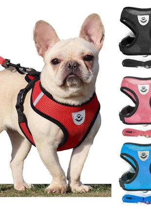 Adjustable Dog Harness Reflective No-Pull Soft Padded
