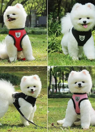 Adjustable Dog Harness Reflective No-Pull Soft Padded