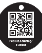 PetHub QR Pet ID Tag – Classic Aluminum - Pup List