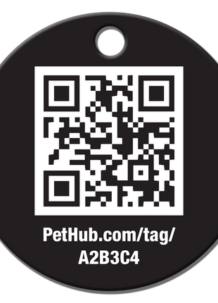 PetHub QR Pet ID Tag – Classic Aluminum - Pup List