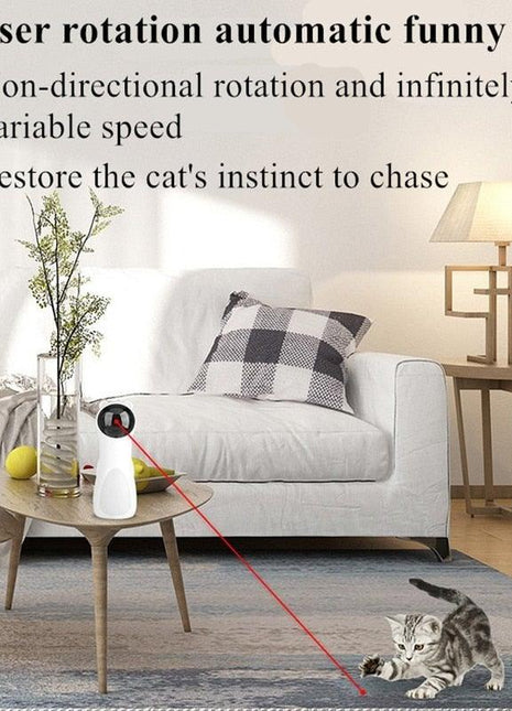 Interactive Smart Cat Laser Hunting Exercise USB Charge