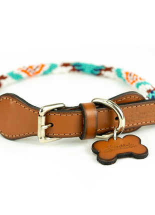 Aztec Sambboho dog collar (rolled)