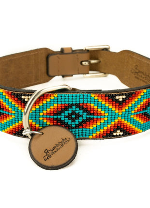 Bahamas Sambboho dog collar (with center D-ring)