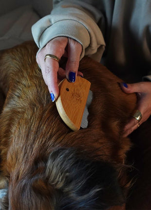Bamboo Flea Comb for Dogs & Cats – Gentle & Eco-Friendly