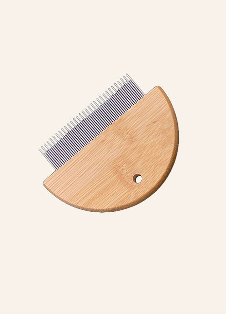 Bamboo Flea Comb for Dogs & Cats – Gentle & Eco-Friendly