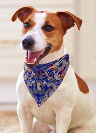 Blue Imperial Dragon Pet Scarf