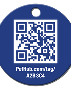 PetHub QR Pet ID Tag – Classic Aluminum - Pup List