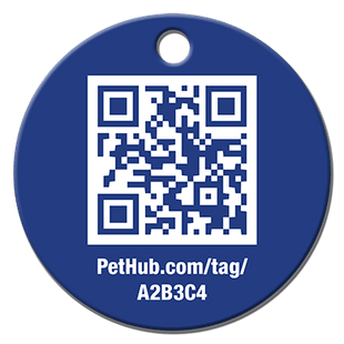 PetHub QR Pet ID Tag – Classic Aluminum - Pup List