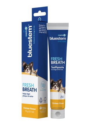 Bluestem Coactiv+ Pet Toothpaste for Dogs and Cats, Chicken Flavor, 2.5 oz