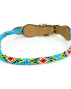 Blue Vogue Sambboho dog collar (rolled)