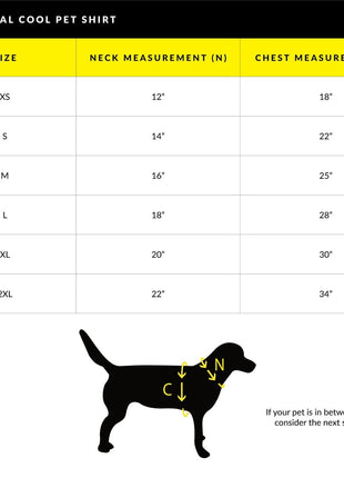 Body Glove Crystal Cool Pet Cooling Shirt