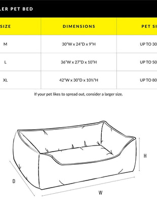Body Glove Paintflower Kuddler Pet Bed