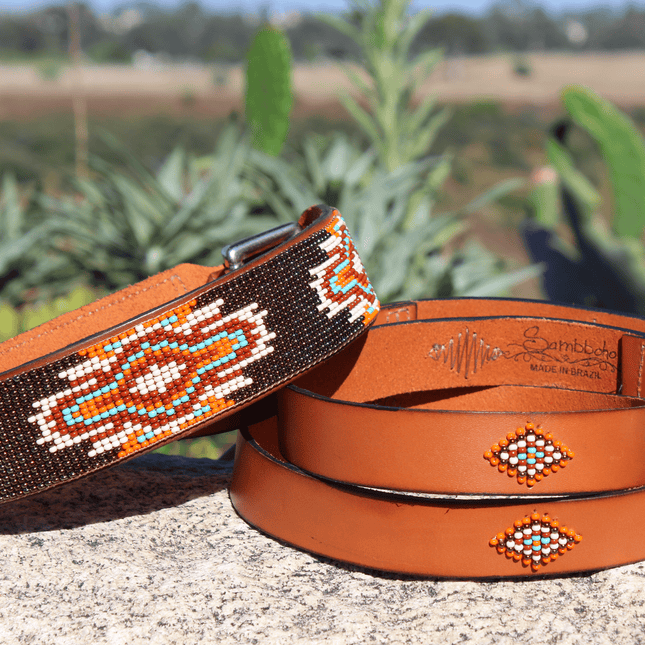 Matching leash/dog collar Boho Chic Sambboho Bundle