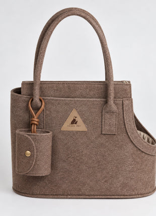Nooee Pet Ash Carrier – Felt Pet Travel Carrier