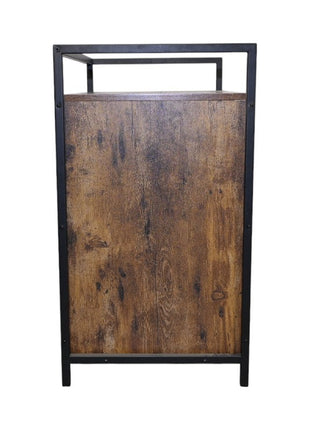 Rustic Brown Wooden Cat Litter Box Enclosure, Spacious Hidden Cat Litter Box with Scratching Mat Furniture for Bedroom, Bathroom, Living Room-31.9'x17.7'x31.4', 61 lbs