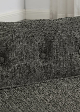 Modern Style Elegant Rectangle Pet Bed for Small and Medium Dogs, Durable Elevated Dog Sofa, Dark Grey Foam