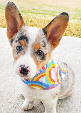 "Pastel Leopard Print" Dog Bandana