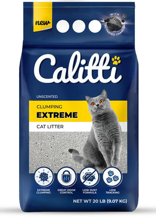 Calitti Extreme Clumping Cat Litter, 20 lbs