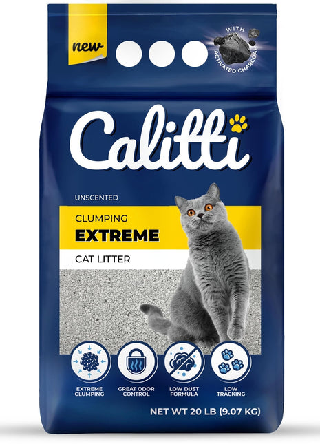 Calitti Extreme Clumping Cat Litter, 20 lbs