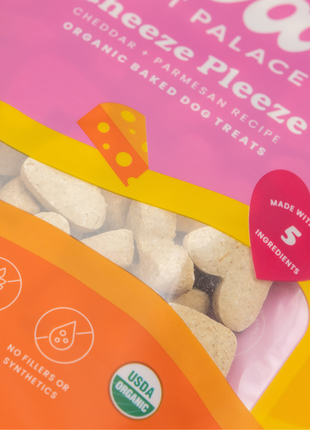 Organic Baked Dog Treats - Cheeze Pleeze