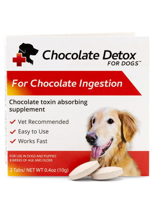 Chocolate Detox for Dogs, 2 Tablets