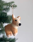 Christmas Corgi Ornament, Dog Ornament