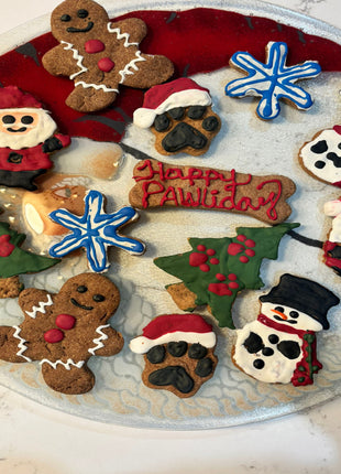 Whimiscal Organic Christmas Dog Cookie Box