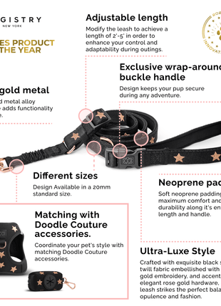 City Dog Leash - Black