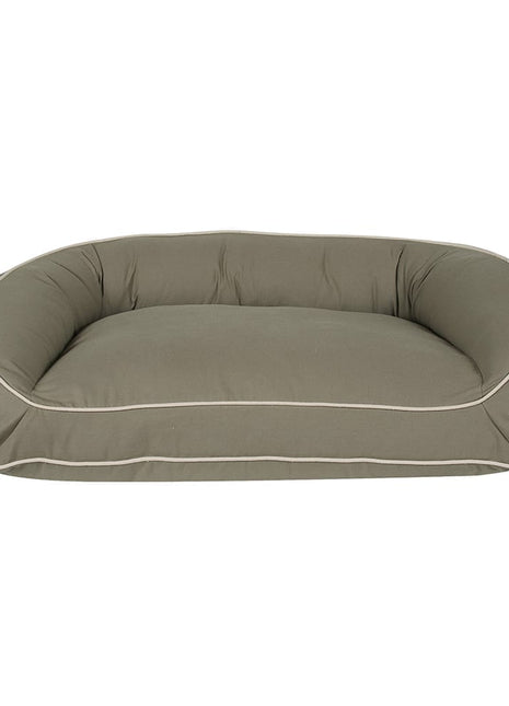 Classic Canvas Bolster Dog Bed