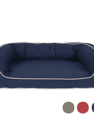 Classic Canvas Bolster Dog Bed