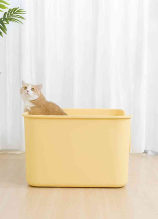 Mango Cube Litter Box XXL Set | High-sided Litter Box with Scoop, Storage & Step