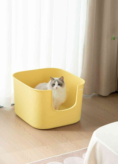 Mango Cube Litter Box XL Set | Litter Box with Mat, Scoop & Accessories - Pup List