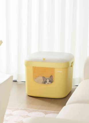 Mango Cube Litter Box XL Set | Litter Box with Mat, Scoop & Accessories