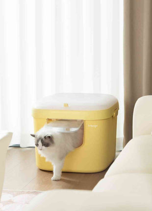 Mango Cube Litter Box XL Set | Litter Box with Mat, Scoop & Accessories - Pup List