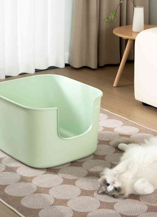 Mango Cube Litter Box XL Set | Litter Box with Mat, Scoop & Accessories