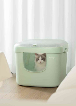 Mango Cube Litter Box XL Set | Litter Box with Mat, Scoop & Accessories