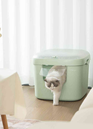 Mango Cube Litter Box XL Set | Litter Box with Mat, Scoop & Accessories
