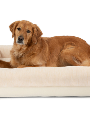 PupChill™ Cooling 4-Bolster Dog Bed - Arctic Sand