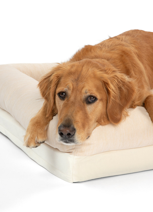 PupChill™ Cooling 4-Bolster Dog Bed - Arctic Sand