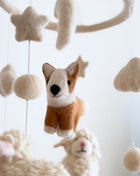 Corgi and Sheep Baby Mobile - Pup List