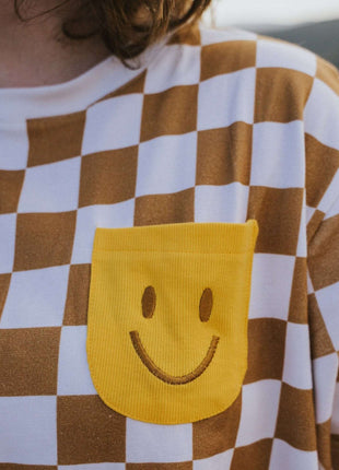Human Oversized Cotton Smiley Tee