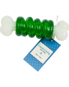 Country Living Bone-a-Treat Dog Chew Toy – Orange Bulged Balls & Green Spiral Ring