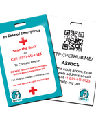 QR Pet Identification: Travel Crate Card