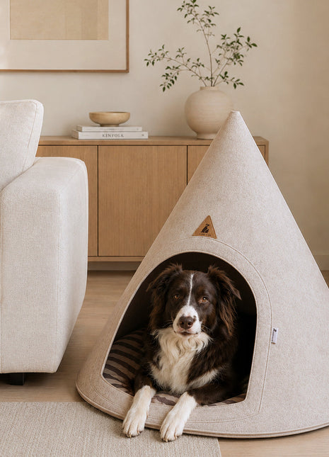 Nooee Pet Cave Harry (XXL) – Cream/Brown