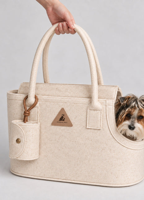 Nooee Pet Ash Carrier – Felt Pet Travel Carrier