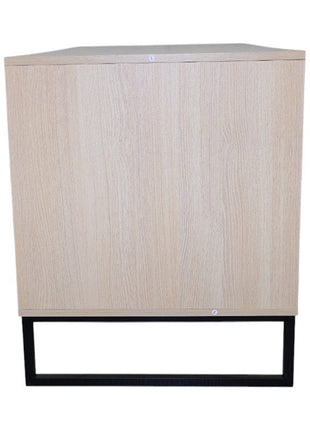 Modern Wooden Cat House with Scratching Mat - 47.64' x 21.46' x 25.98', 76.4 lbs