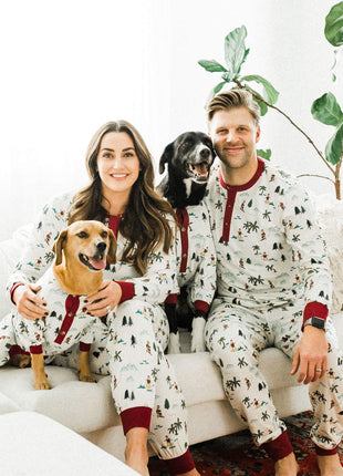 Fun Fam Surfing Santa Pajama (Dog & Kid Sizes Only)