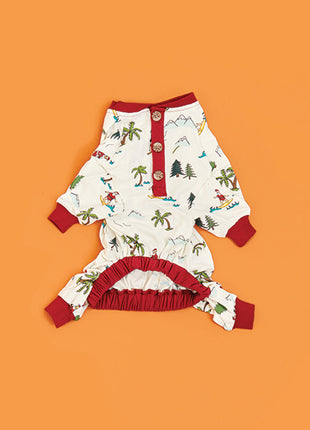 Fun Fam Surfing Santa Pajama (Dog & Kid Sizes Only)